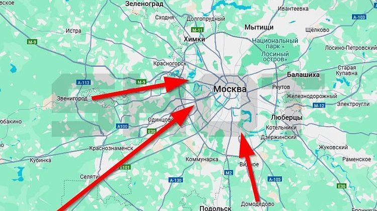 Ночная попытка атаки ВСУ на Москву: беспилотники летели с трех сторон Ночная попытка атаки ВСУ на Москву: беспилотники летели с трех сторон